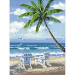 5D Diy Diamond Painting By Numbers - Palmtree Peace