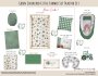 Cot Duvet Bedding Farm Green Checkered Little Farmer Set Tractor