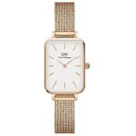 Quadro Pressed Mesh Rose Gold White
