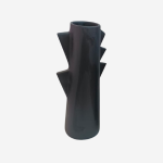 Zigzag Spike Vase - Black