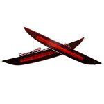 Purpleq For Kia K3 Cerato Forte 2012-2016 2PCS Car Red Len LED Rear Bumper Reflector Brake Light Tail Fog Lamp