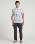 G-star Raw Dunda Slim Aop White Polo Shirt - XXL White