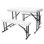 Kaufmann Table & Bench 3 PC Picnic Set Livestainable