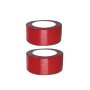 Duct Tape Red 48MM X 25M 2 Pack