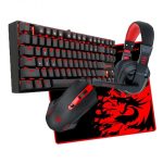 Redragon 4IN1 Mechanical Gaming Combo Mouse|mouse Pad|headset|mechanical Keyboard