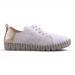 Frankie White gold - White gold 42 Leather