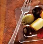 12 Piece Plastic Forks Bpa-free - Clear