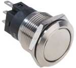 Push Button 5 Amp Round Panel Mount Push Button Latch