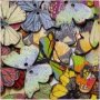 Dala Wooden Butterfly Buttons 12 Pack