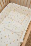 Dino Muslin Cot Duvet Cover - Incl Pillow Inner
