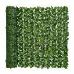 1PC Artificial Ivy Vine Hedge - Uv Protected Faux Greenery Panels For Outdoor Privacy Screen Garden Balcony Wall Decoration - Pl