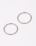 Titanium Fine Sleeper EARRINGS 10MM