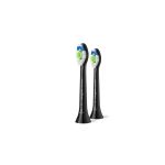 Philips Sonicare Optimal White 2-PACK Brush Heads – Black