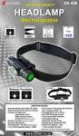 Zartek Dual LED Headlamp USB Chargable