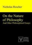 On The Nature Of Philosophy And Other Philosophical Essays Hardcover