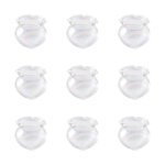 Fashewelry 10PCS Handmade Glass Trumpet Flower Beads Colorful Crystal Floral Spacers Bulk For Jewelry Bracelets Earring Craft Ma