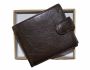 Fino Bifold Genuine Leather Wallet With Gift Box - Brown