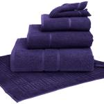 Terry Lustre 525GSM Luxury Range - Various Colours & Sizes - Guest Towel 35CM X 50CM Purple