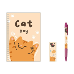 Double Coil Notebook And Pen Combo Compact Writing Set