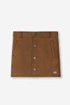 GIRLS Suede Skirt - 10 Toffee
