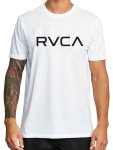RVCA Mens Big Short Sleeve T-Shirt In White - White XL