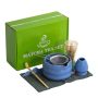 7PCS Japanese Matcha Tea Set Matcha Kit With Matcha Bowl With Pouring Spout Matcha Whisk Whisk Holder Strainer - Elegant Matcha Set For Gifting