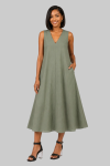 Maxi Dress - XXL Khaki