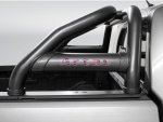 Vw Amarok 2023+ Double Cab Rollbar Sports Bar With Oval Cross Members 409 Ss PC Black Asb