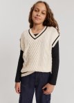 Teen Cable Knit Vest