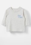 Cotton On Jamie Long Sleeve Graphic Print Tee - Oatmeal Marle hey Cutie