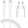 30W Fast Charger Set Usb-c Charger + Type-c To Lightning Cable Pd QC3.0