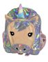 Fino Unicorn Holographic Backpack - Pink & Silver