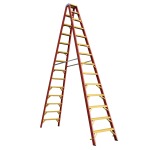 14 Step Double Sided Full Fibre-glass Ladder