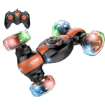 Rc Rapid Stunt Car 360 Rolling Twister With LED Lights & Music