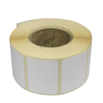 Blank White Direct Thermal Eco 40MM X 30MM Labels 1000 Per Roll 40 Mm