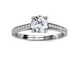 925 Sterling Silver 1.00CT Moissanite Duchess Ring - Default