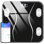 1PC Electronic Scales Fat Scale Cell Phone Interconnected Body Weighing Home Precision Electronic Weighing Health Scales Adult W
