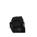 Ikon K Puffy Nylon Crossbody Bag -black