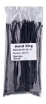 King Cable Tie 205MM Black 100 PACK