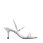 Strappy Slip-on Heel -silver