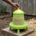 12KG Hanging Plastic Poultry Feeder With Legs