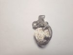 Desert Rose Sand Rose Elephant Plated Pendant