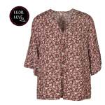 Astroid Yoko Floral Top - Brown L