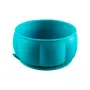 Feeding Bowl With Suction Base Pumpkin Teal