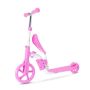 2- In -1 Adjustable Kick Scooter Skateboard Walker Balance Bike & Keyholder