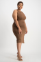 Amanda Basic Dress - Pinecone - 2XL