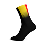 Belgium Flag Socks - Small Black