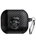 Skull Design Case Compatible Samsung Galaxy BUDS3 3 Pro With Carabiner