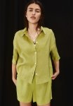 Linen Shirt - Green