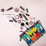 1PC Colorful Cartoon Puppy Cosmetic Bag Portable Zipper Travel Storage Pouch Makeup Bag For Women Girls